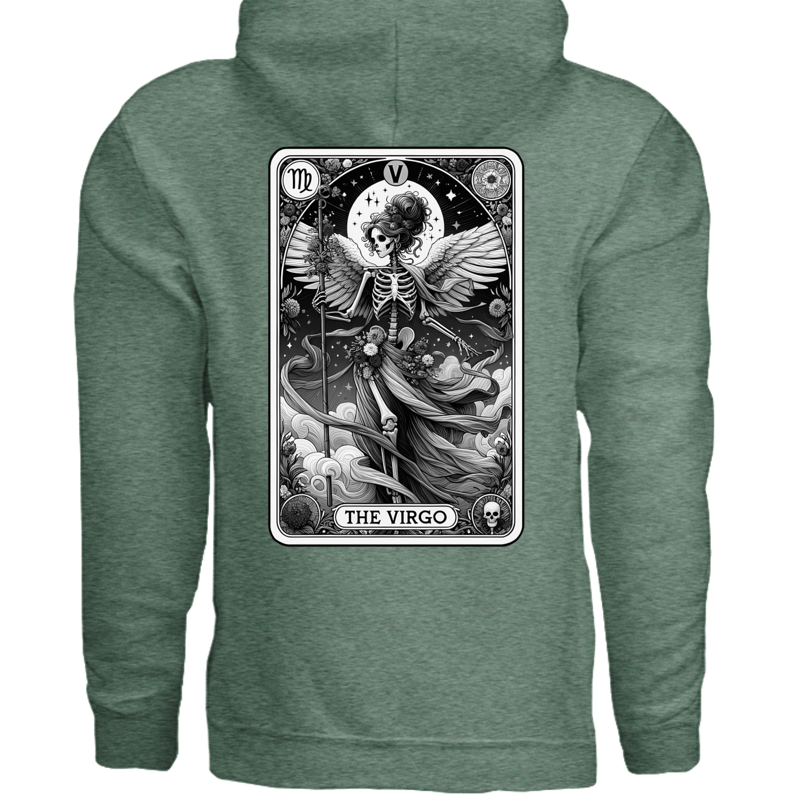 Heather Sport Dark Green - G185 - BACK