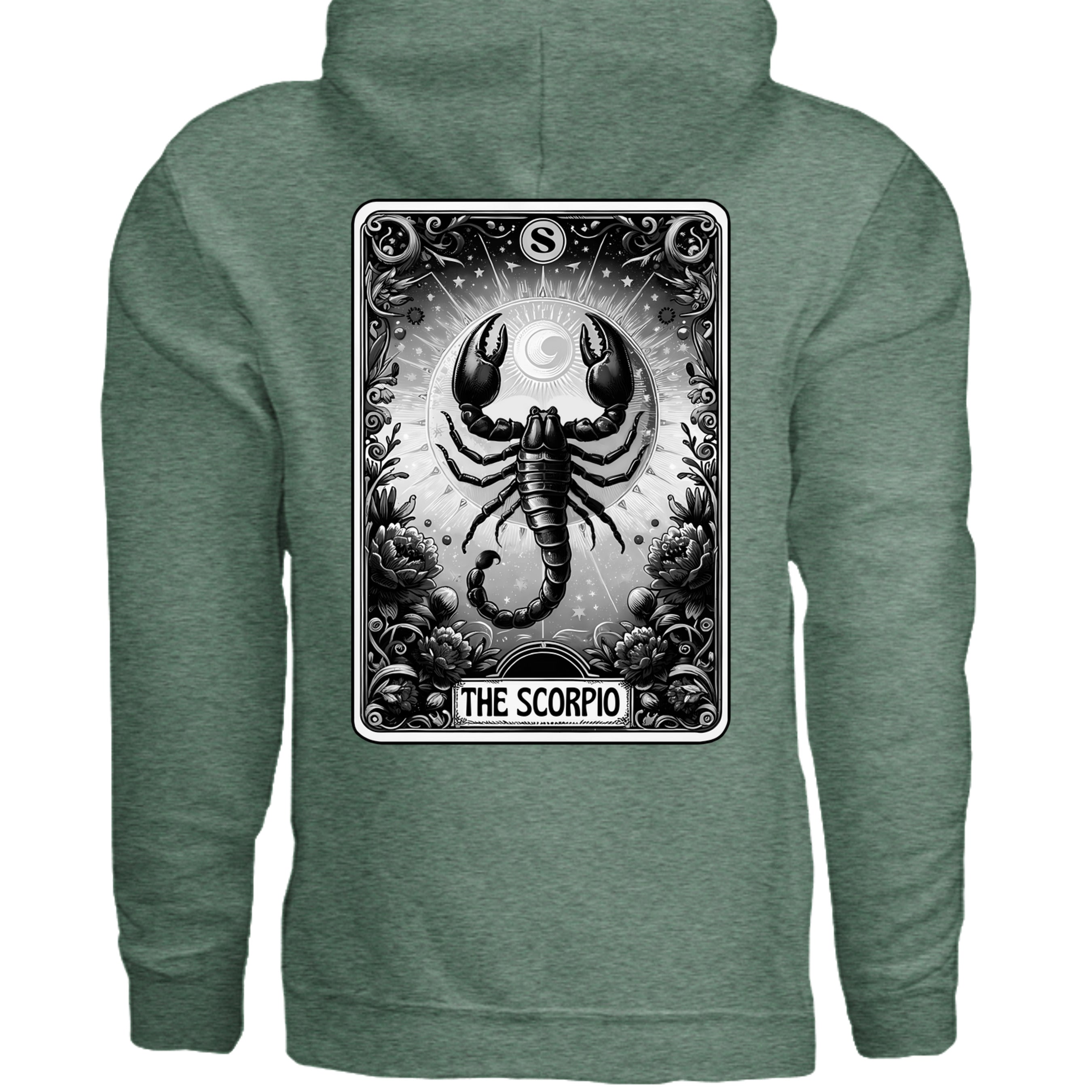 Heather Sport Dark Green - G185 - BACK