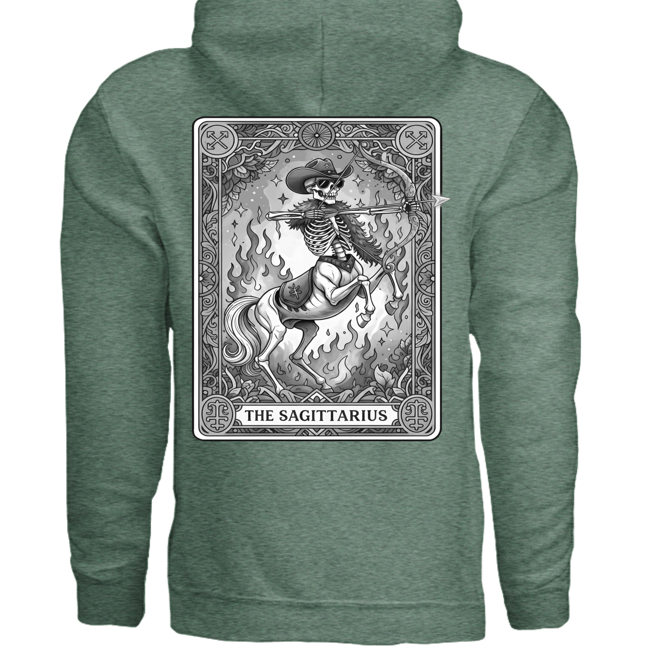Heather Sport Dark Green - G185 - BACK